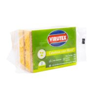 VIRUTEX - ESPONJAS DE CELULOSA Y FIBRA DE SISAL X2