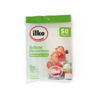 159424-1200-1200 ILKO - BOLSA HERMETICA MEDIANA 18X20 CM 50 un