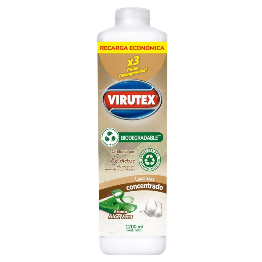 VIRUTEX - LAVALOZA ECOLOGICO 1200 ML