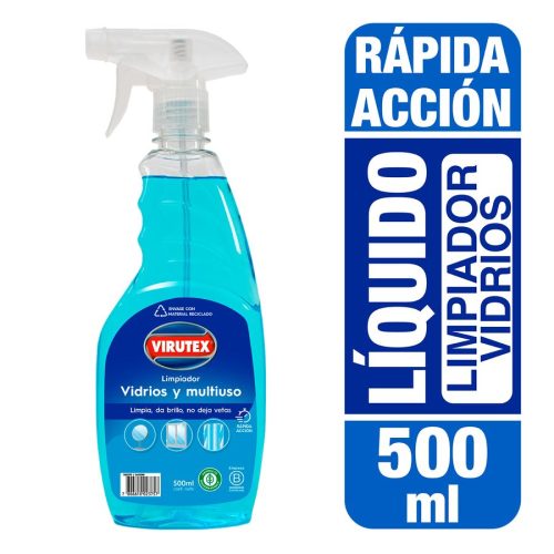 VIRUTEX - LIMPIA VIDRIOS Biodegradable 500 ML