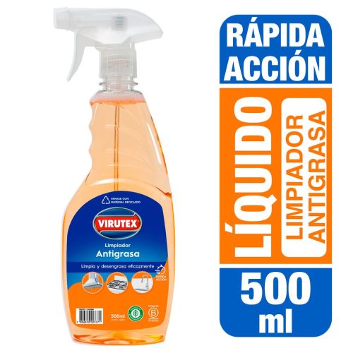 VIRUTEX - LIMPIADOR ANTIGRASA Biodegradable 500 ML