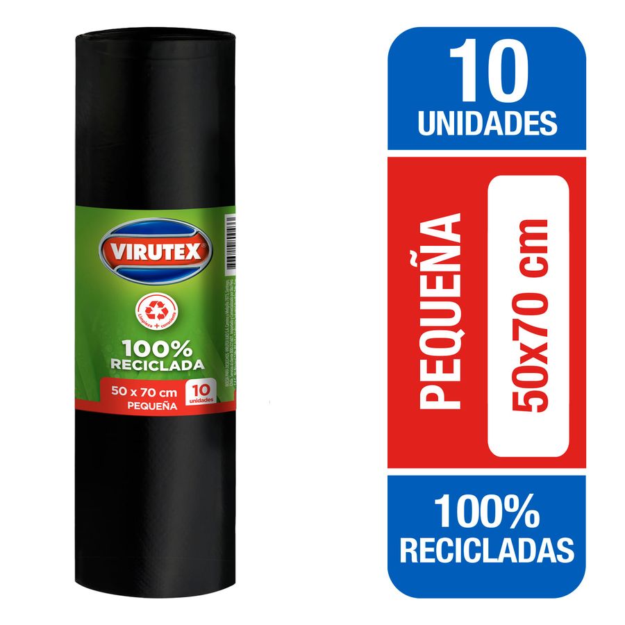 VIRUTEX - BOLSA BASURA 50X70