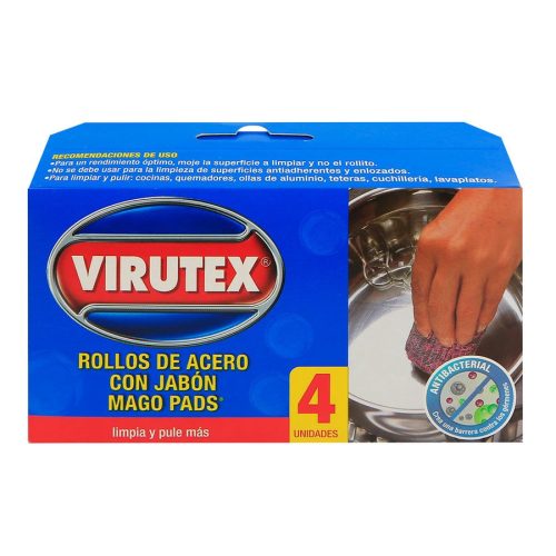 VIRUTEX - MAGO PADS CON JABON X4
