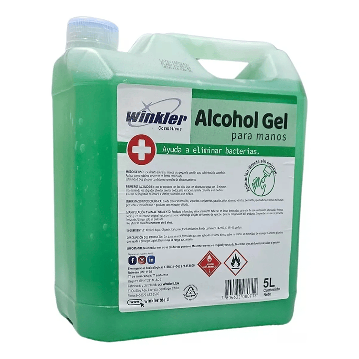 Alcohol Gel Alcohol Gel 70% 5L