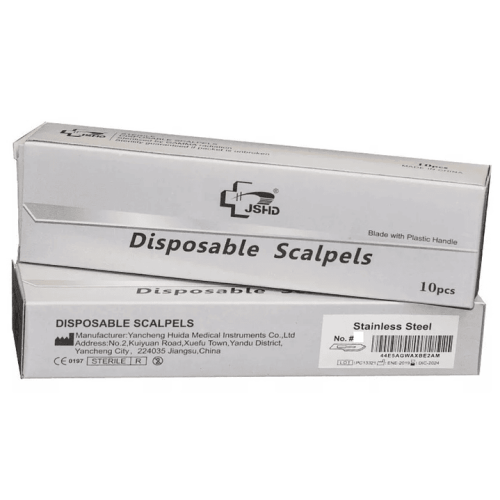 Bisturi bisturí con mango 10 un