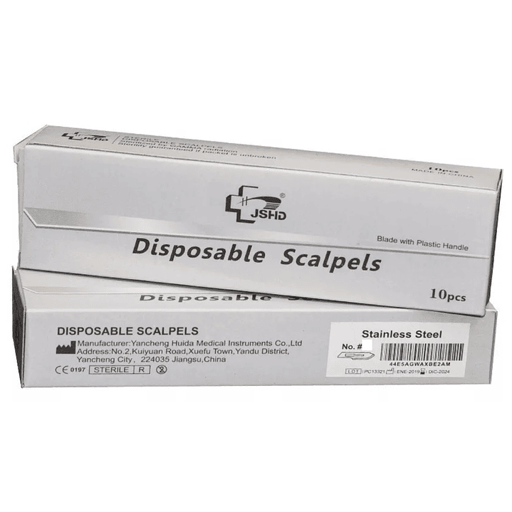 Bisturi bisturí con mango 10 un