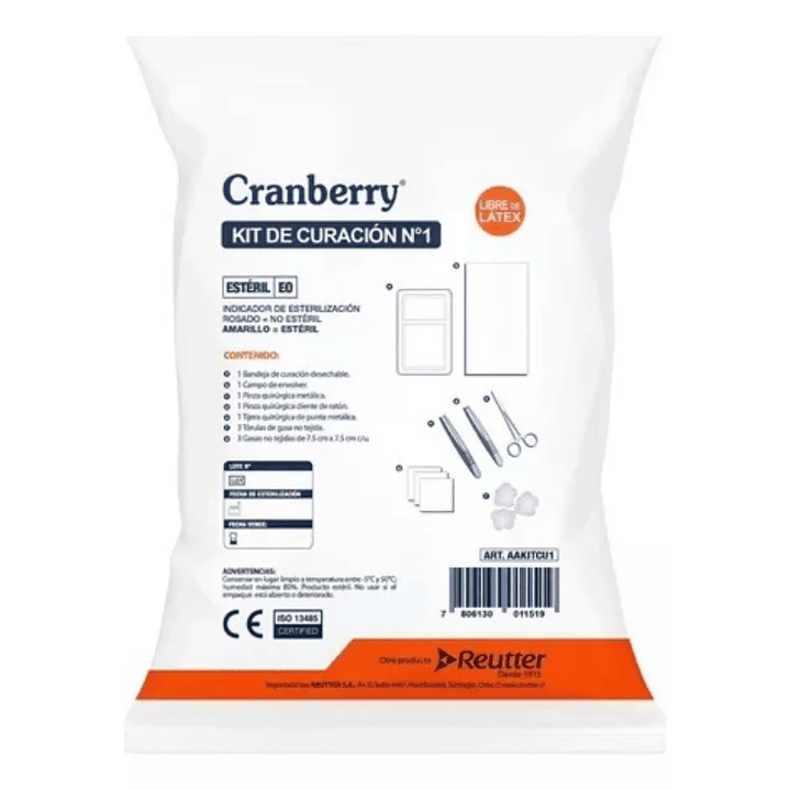 Kit Curación Kit De Curación Estéril Desechable - Cranberry