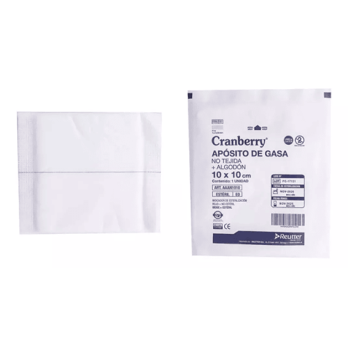 Aposito de alginato de calcio 10x10 Apósito de Alginato de Calcio + Plata. 10x10 -- 10 un