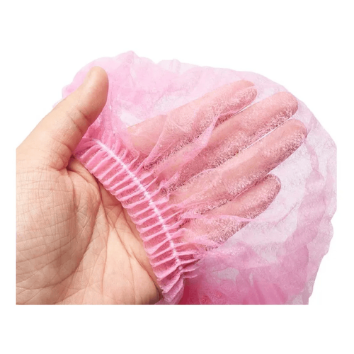Gorros Cofia Gorro clip Rosada - 100 Unidades