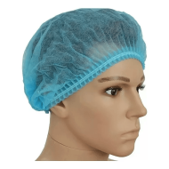 Gorros Cofias Desechables Azul 100 Unidades