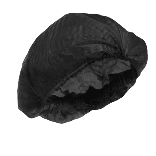 Gorros Cofias Desechables Negras 100 Unidades