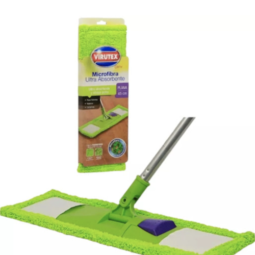 VIRUTEX - MOPA PLANA MICROFIBRA 45 CM
