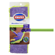 VIRUTEX - MOPA PLANA MICROFIBRA DUAL REPUESTO