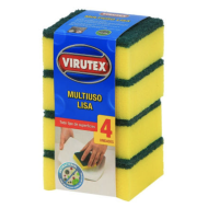 VIRUTEX PRO ESPONJA LISA 4 UN