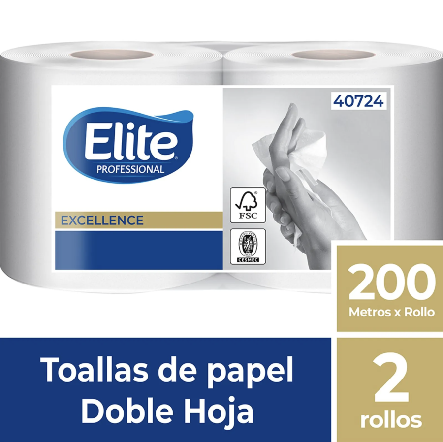 Captura de pantalla 2025-12-14 a la(s) 14.26.20 Elite Toalla Industrial 200 M X 2 Rollos Doble Hoja