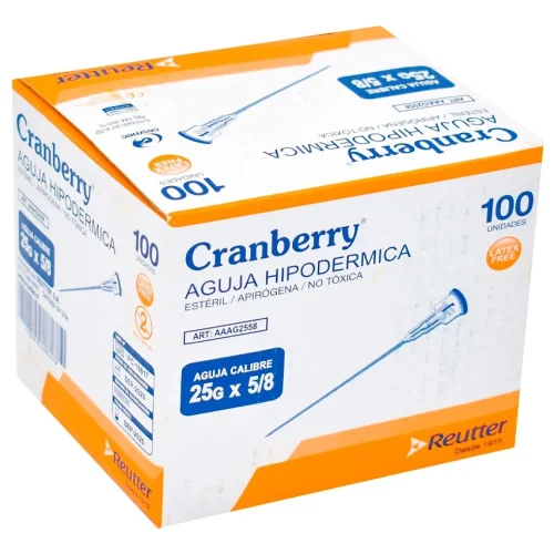 Aguja HiPodérmica Aguja HiPodérmica 25 X 5/8