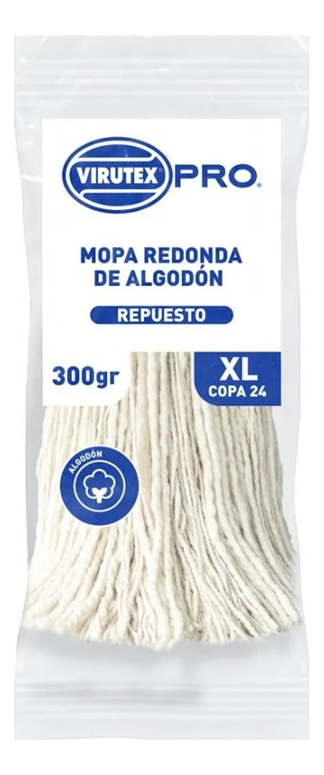VIRUTEX PRO RPTO MOPA ALGODON 300 G