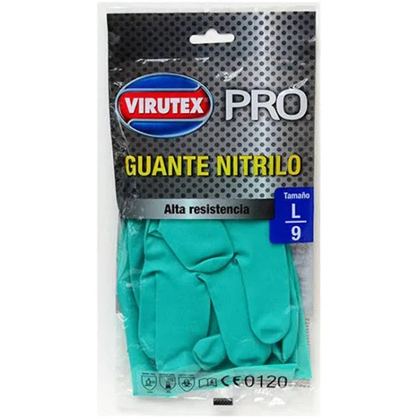 VIRUTEX PRO - GUANTE NITRILO VERDE M