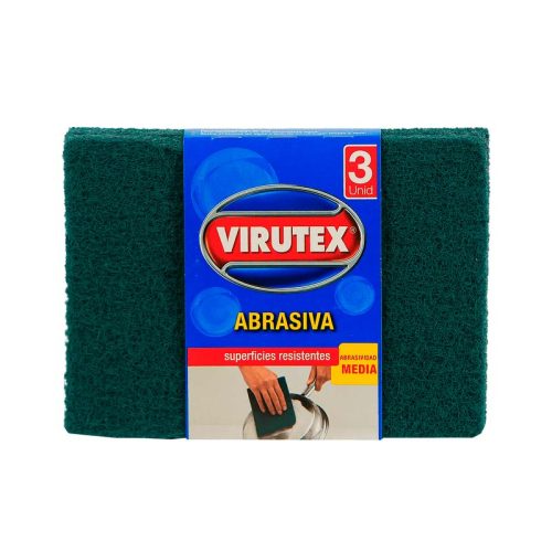 VIRUTEX - ESPONJA FIBRA X 3