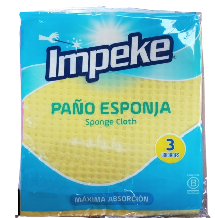 PAÑO IMPEKE ESPONJA 3 un