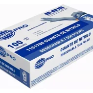 VIRUTEX PRO - GUANTE NITRILO SIN POLVO AZUL L