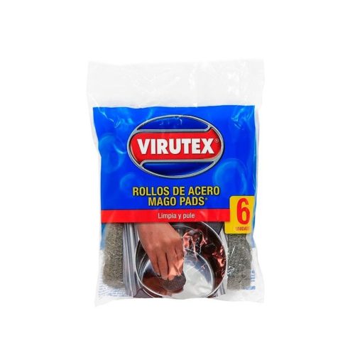 VIRUTEX - MAGO PADS SIN JABON X6